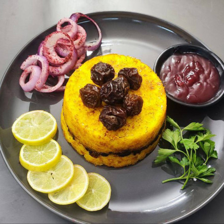 ته چین مخصوص لاویه، لاویه لانژ، بام بوکان، تهران، lavie lounge and bar